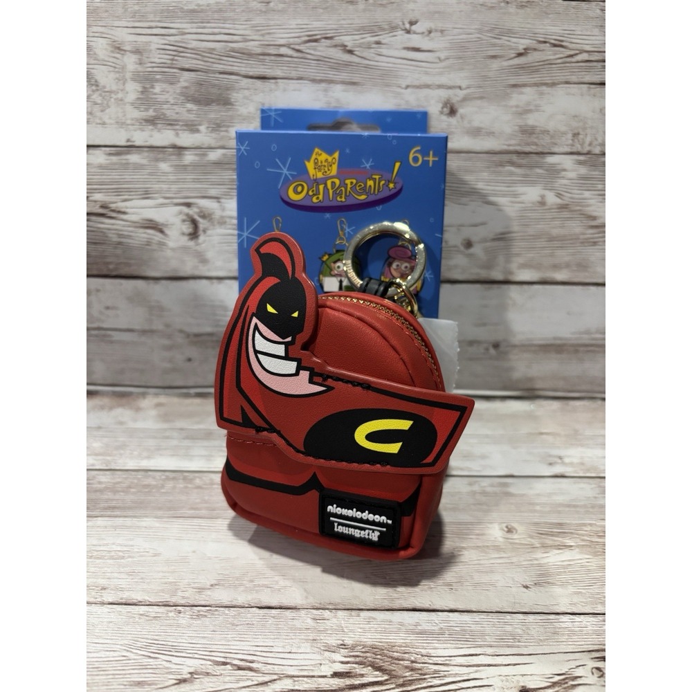 Loungefly Crimson Chin Fairly OddParents Mystery Mini Backpack Keychain Charm